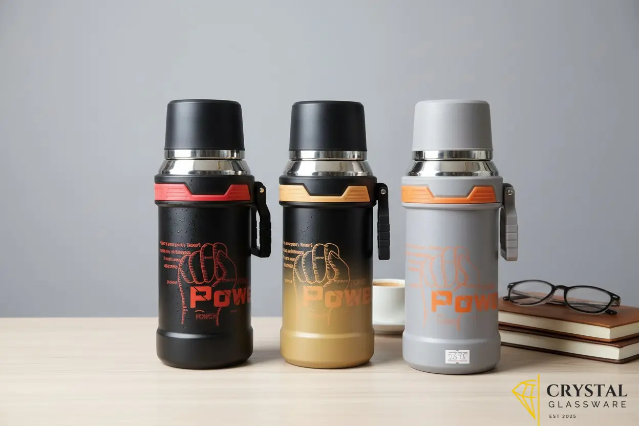 800ml Power stainless steel vacuum insulated water bottle — Crystal Glassware Pakistan